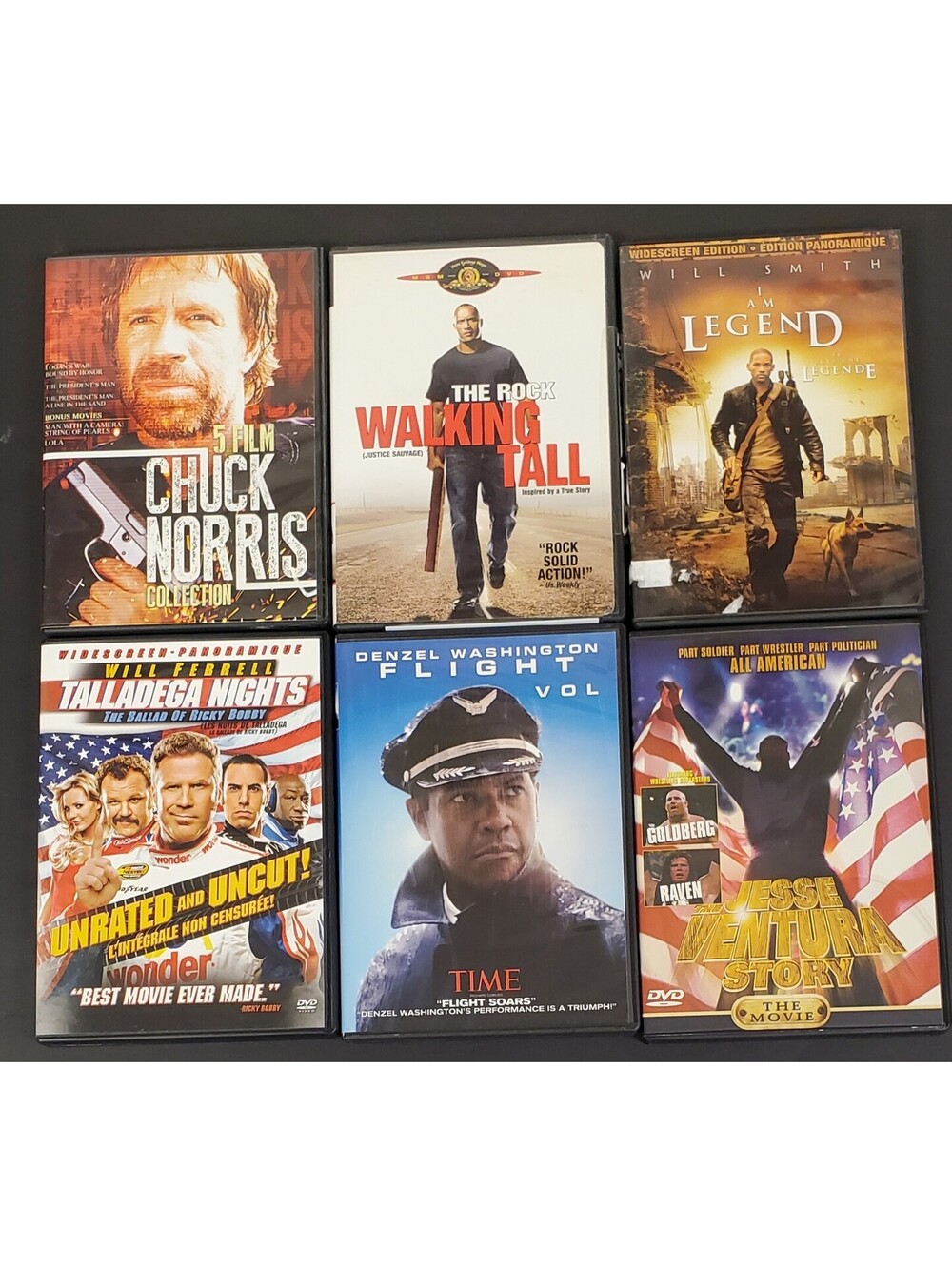 MGM Action Movie DVD Collection - Chuck Norris, The Rock, Will Smith+ VG
